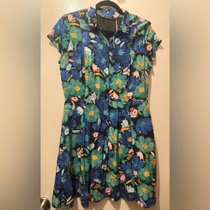 Zara Multicolor Floral Dress